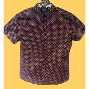 House of Lords Men's  Button Up Short Sleeve Shirt Size 2XL NewWT